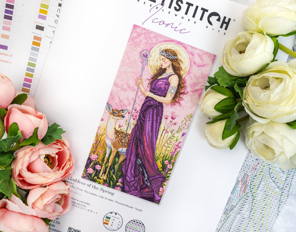 Goddess of the Spring Counted Cross Stitch Kit by Letistitch LI 58-00